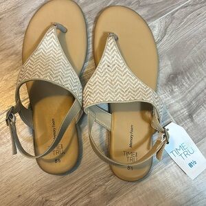 Time and Tru sandals from Walmart.
